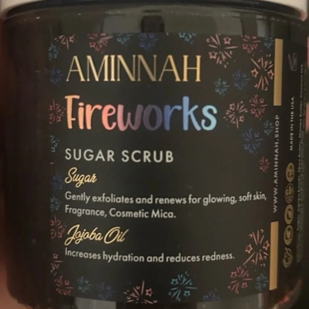 Aminnah Fireworks Sugar Scrub - Limited Edition NEW!